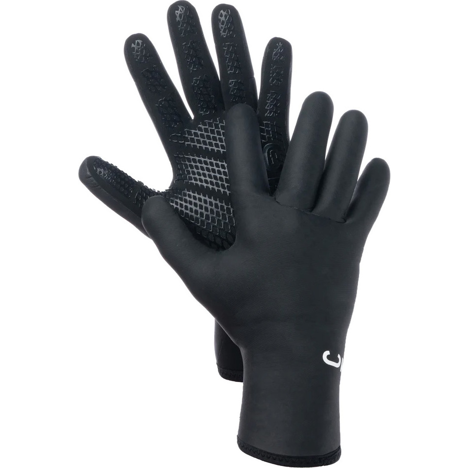 2026 C-Skins Session 3mm Neoprene Gloves C-GLSE3 - Black